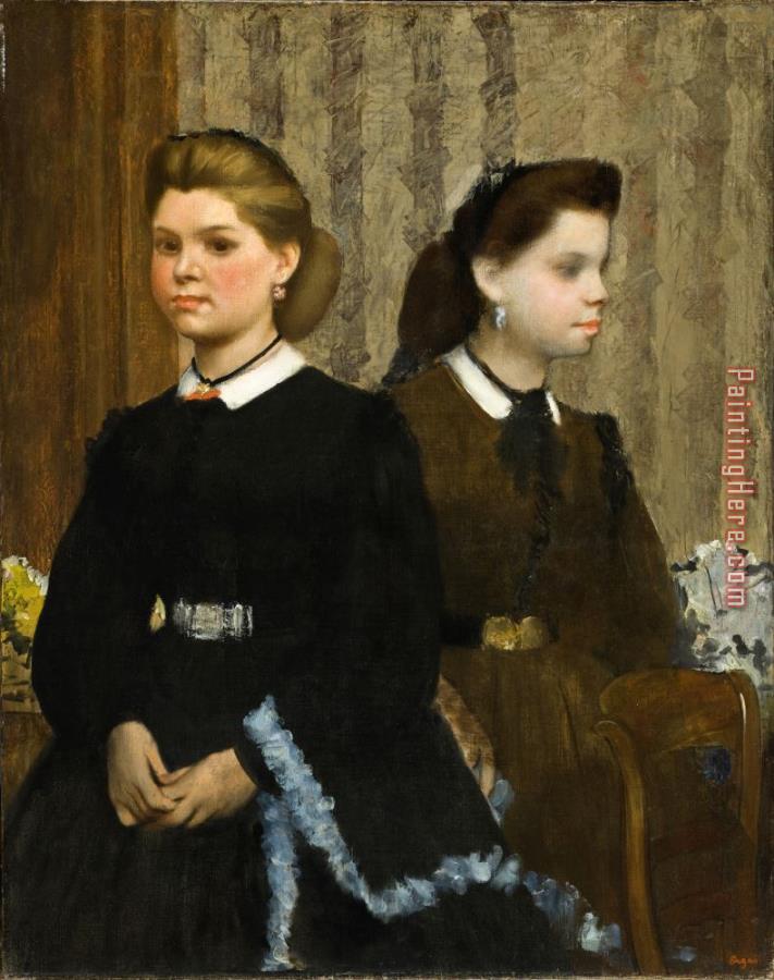 Edgar Degas The Bellelli Sisters (giovanna And Giuliana Bellelli)